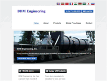 Tablet Screenshot of bdm-engineering.com